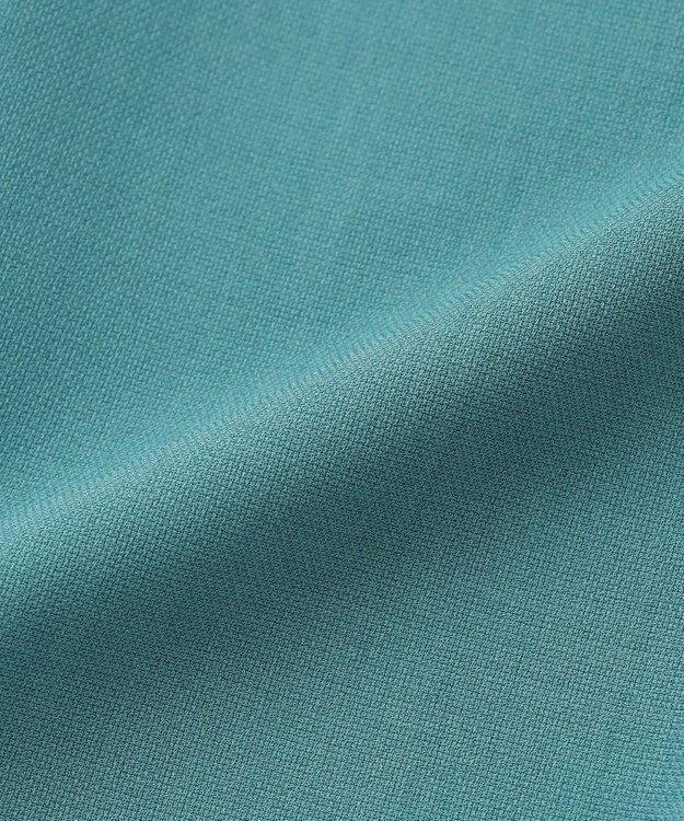 ANY 【洗濯機可能/ウエストゴム】美脚２タック ワイドパンツ ブルーグリーン