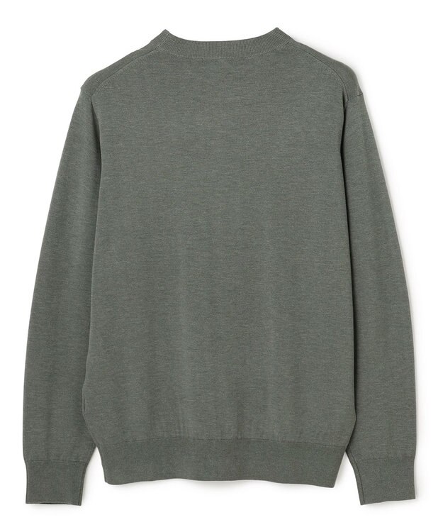 UNFILO MENS 【男女兼用】ソフトサーモ アンチピリングニット クルー チャコール