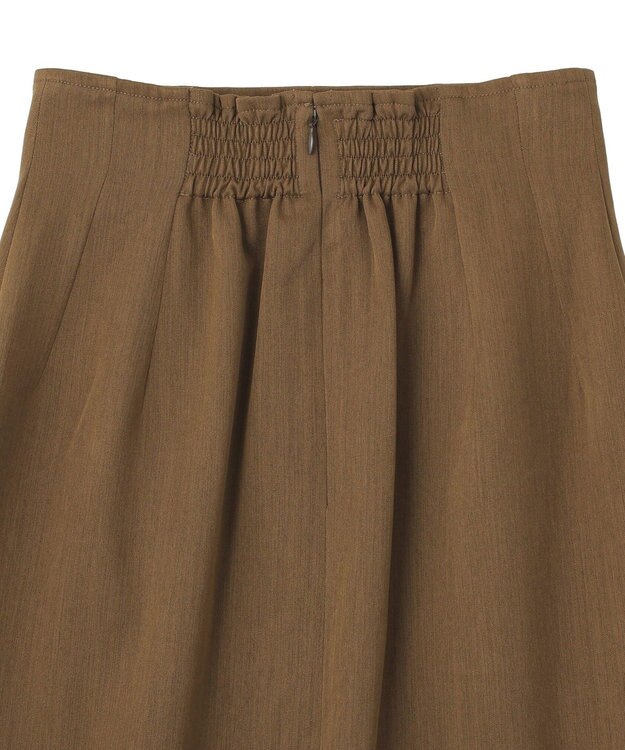 YECCA VECCA ドライタッチナロースカート Brown