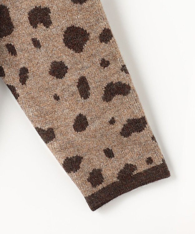 PW CIRCULUS 【WOMEN】SNOW LEOPARD柄フーディー ベージュ系5