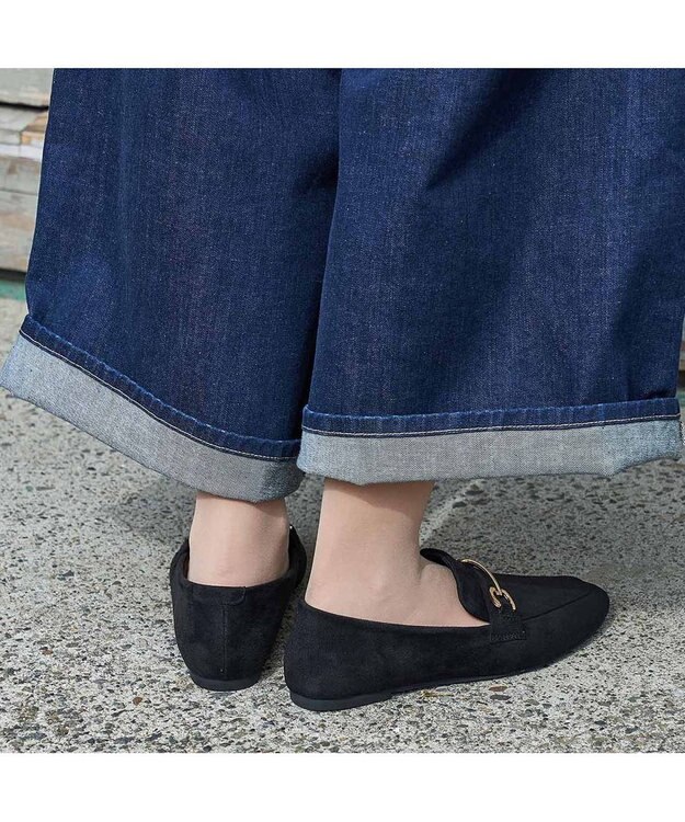 ing <ing>【WEB限定】【レイン対応】ビットローファー ブラックスエード