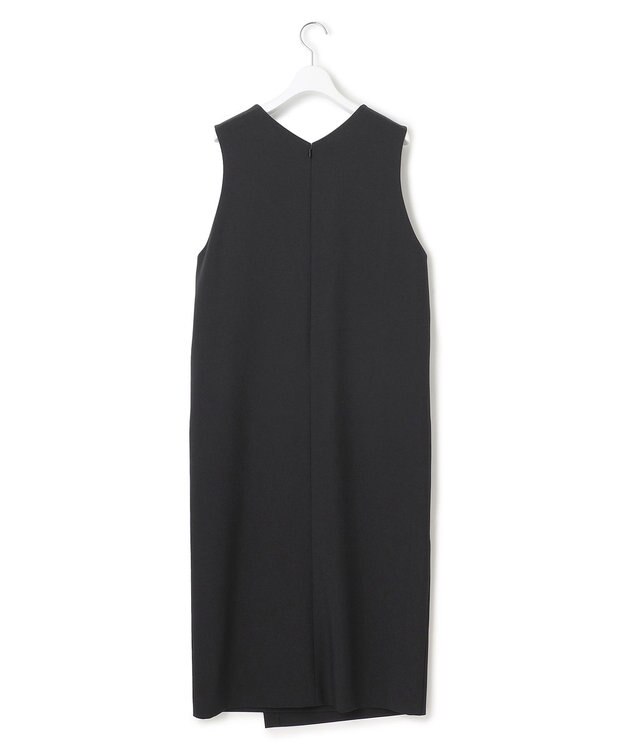 ICB  ウールライクストレッチ ジャンパースカート ブラック系