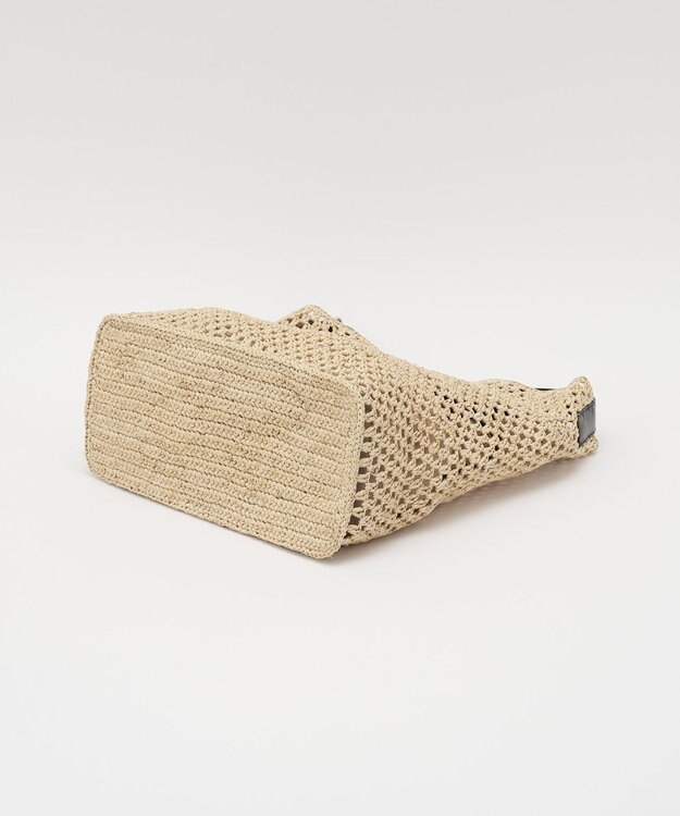 russet 《かごバッグ》インドラフィアワンショルダーバッグ(TI-369) Natural