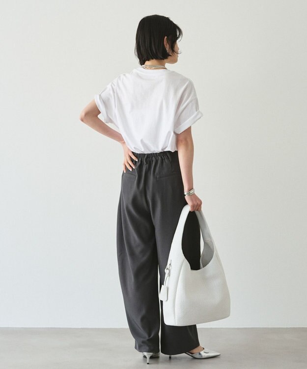 russet メッシュワンハンドルトート(CE-1768) white