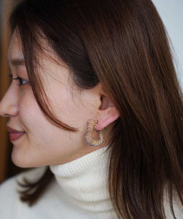 CASUMINO sweet pie iolite イヤリング gold