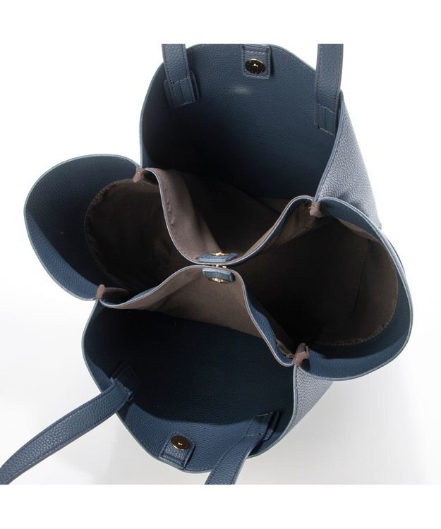 LA BAGAGERIE 【MONICA】収納いっぱいA4トート ネイビー