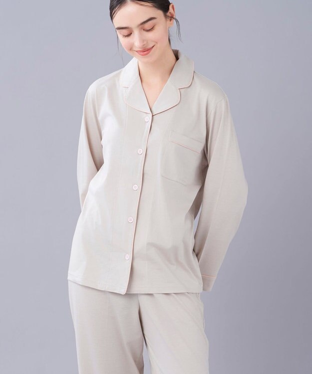 une nana cool 【綿混】なめらか天竺パジャマ MADE WITH LIBERTY FABRIC OC