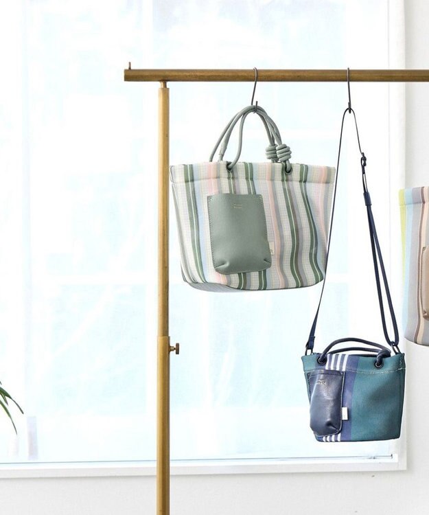 ROOTOTE 1085【手洗い可能】SC.ベビールー.ストライプ.ウエッファ-B 02：グリーン