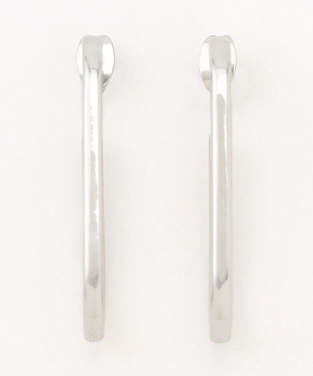 ANY 【WEB限定】オーバルピアス（両耳用） シルバー