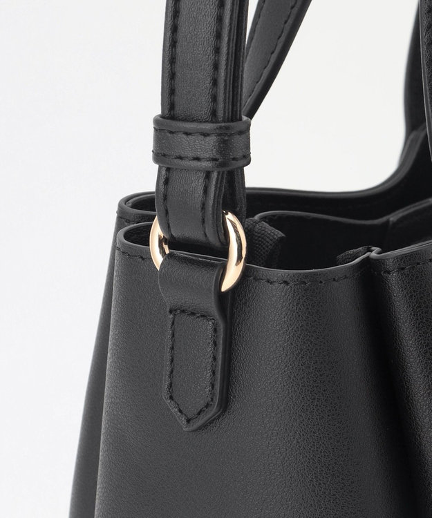 ANY マジカルライト縦型ショルダーバッグ ブラック