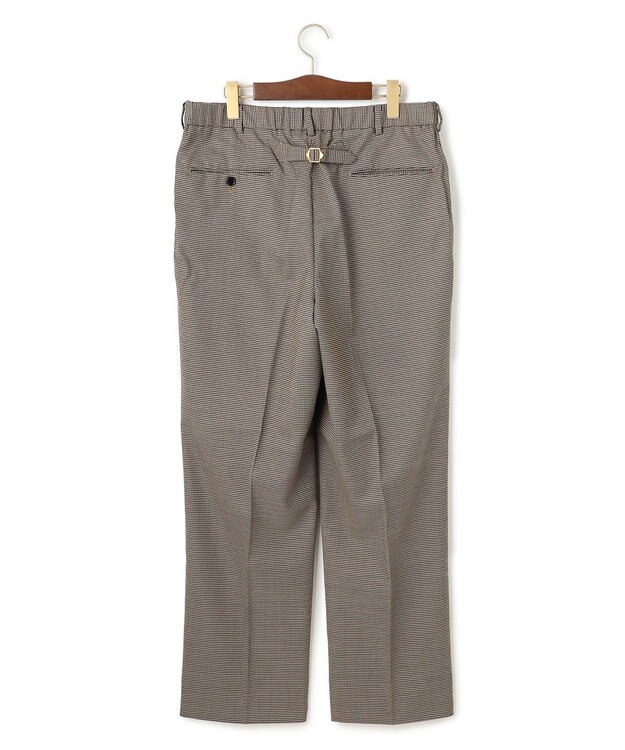 J.PRESS MEN 【J.PRESS ORIGINALS】【UNISEX】Wool Polyester Gunclub Check Piped Stem Nontuck Slacks ベージュ系3