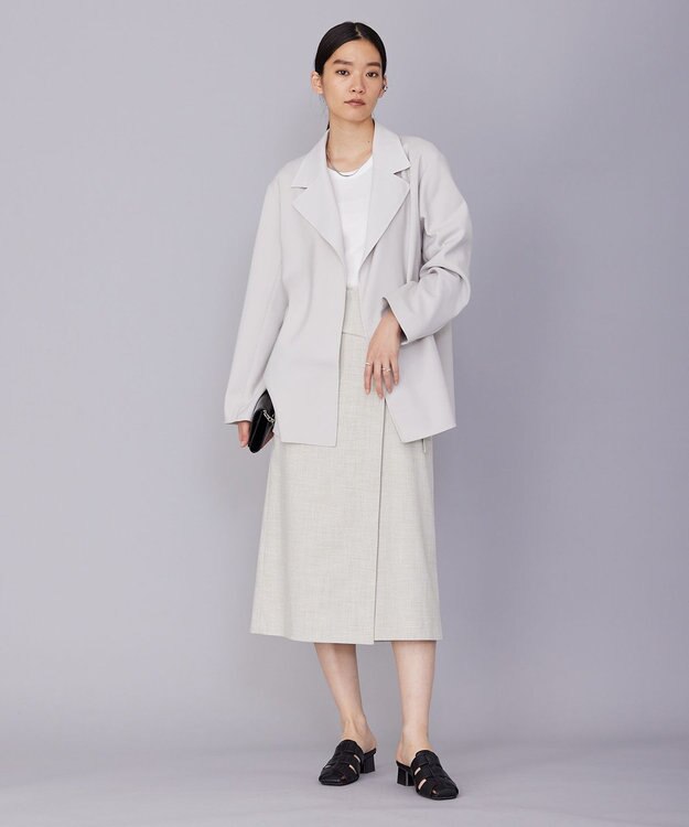 ICB L ライトリバー ミドル丈コート トープ系