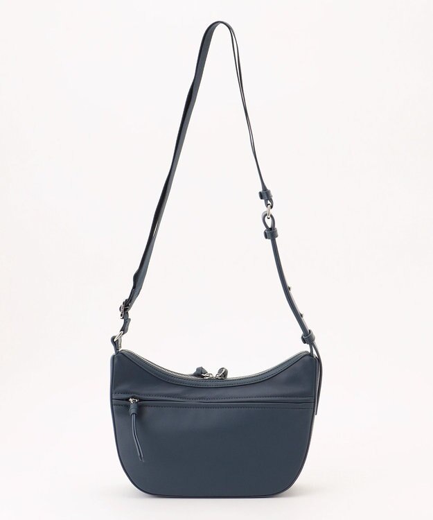 Y'SACCS イタリアンシープ　マルチポーチ付き　ホーボーバッグ ネイビー