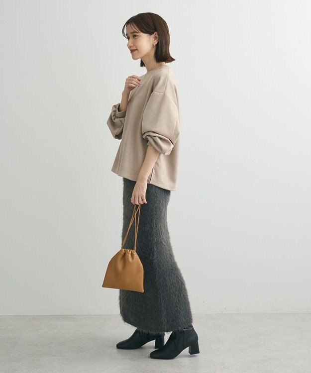 Green Parks ・ＳＵＧＡＲ　ＳＰＯＯＮ　スエードポンチプルオーバ Beige