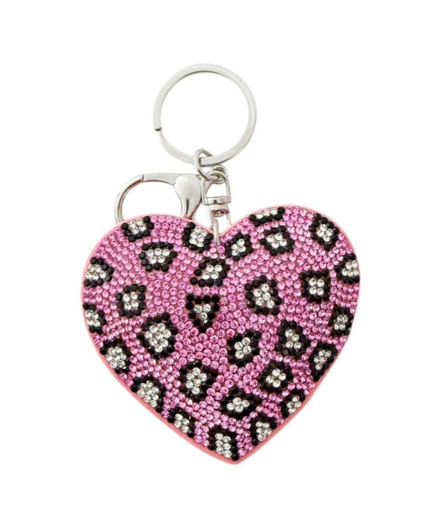 WEGO キラキラハートキーホルダー 柄6