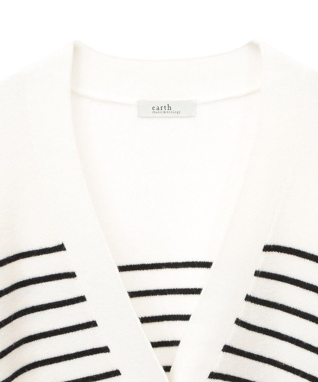 earth music&ecology やわらかタッチカーディガン Border