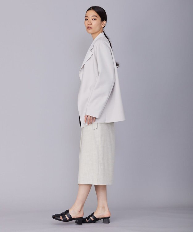 ICB L ライトリバー ミドル丈コート トープ系