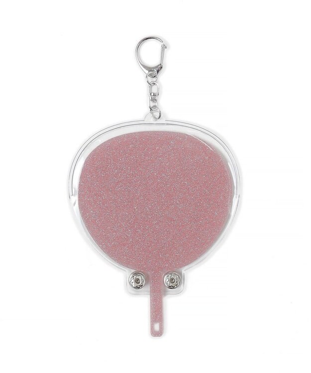 WEGO 【痛バ＆推し活グッズ】キラキラDIYうちわキーホルダー ピンク