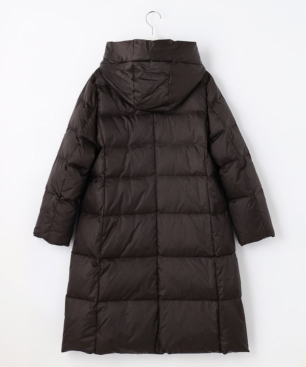 自由区 【WEB限定カラーあり・新色追加・洗える】ブライトダウン ロング丈ダウンコート ダークブラウン系5