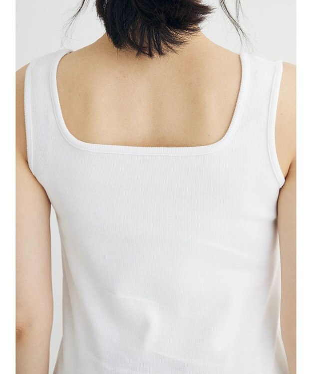 Green Parks BESTPRICE 2WAYリブタンクトップ White