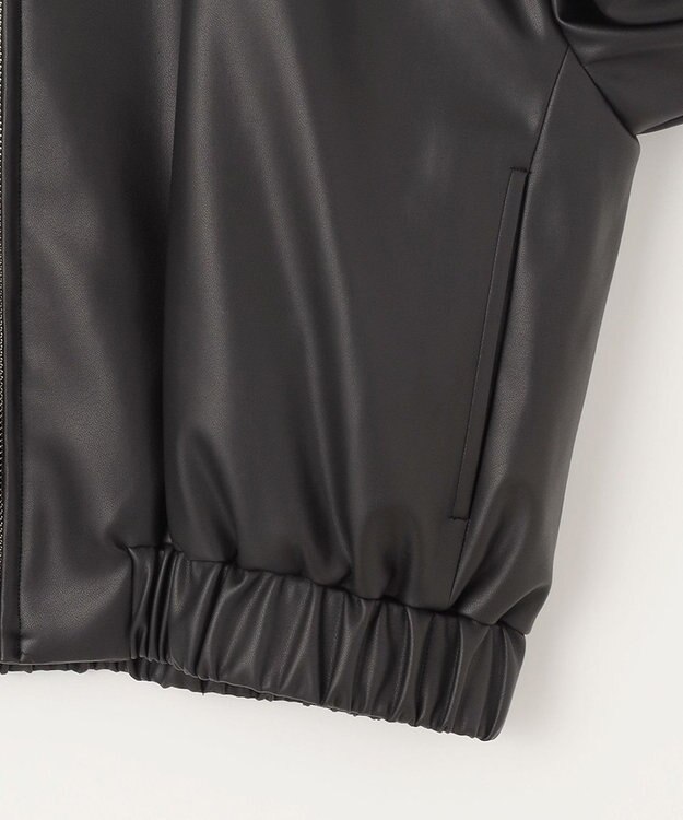 NAVE 【Nave】ヴィーガンレザー ブルゾン ブラック系