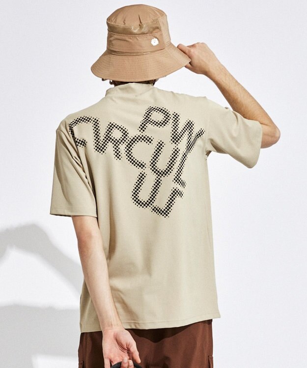 PW CIRCULUS 【UVカット / 吸水速乾 / 伸縮性抜群】【MEN】ポケットモック T ベージュ系