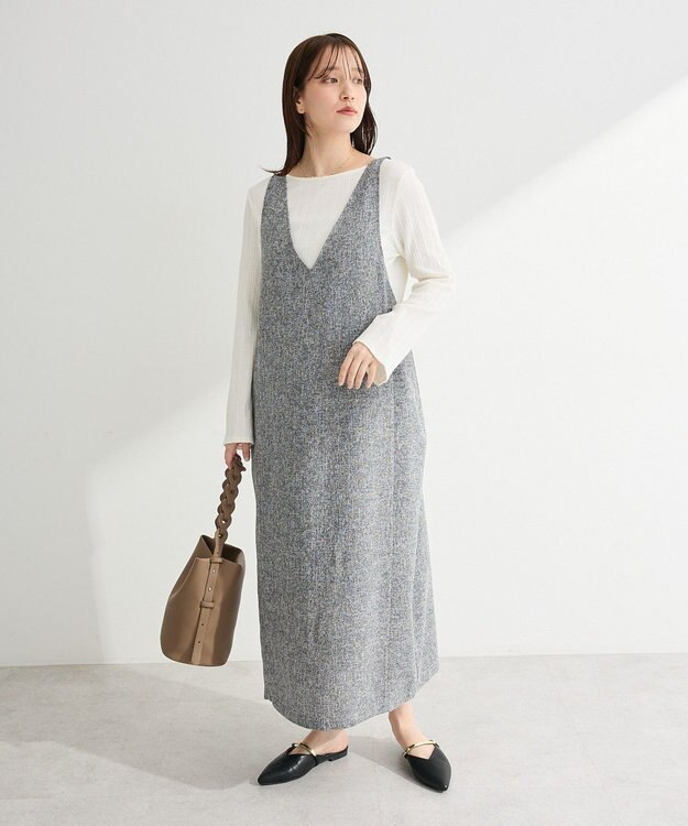 Green Parks チェーンリブカットプルオーバー Off White