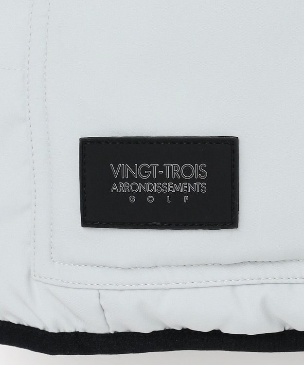 23区GOLF 【MEN】中綿リバーシブルベスト ライトグレー系