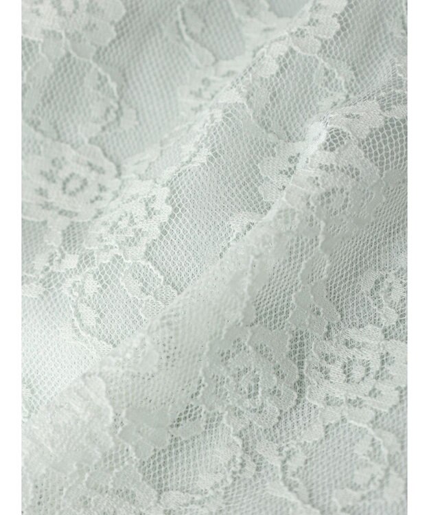 earth music&ecology レースドッキング半袖プルオーバー Mint