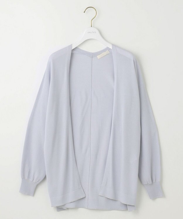 ANY SIS 【接触冷感・UVケア】アイスタッチ カーディガン ブルーグレー