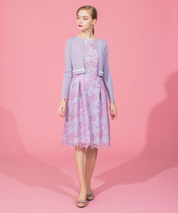 TOCCA 【洗える！】ETERNAL KNIT カーディガン ライラック系