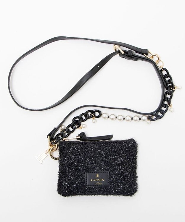 LANVIN en Bleu ジュエル スマホストラップ ブラック