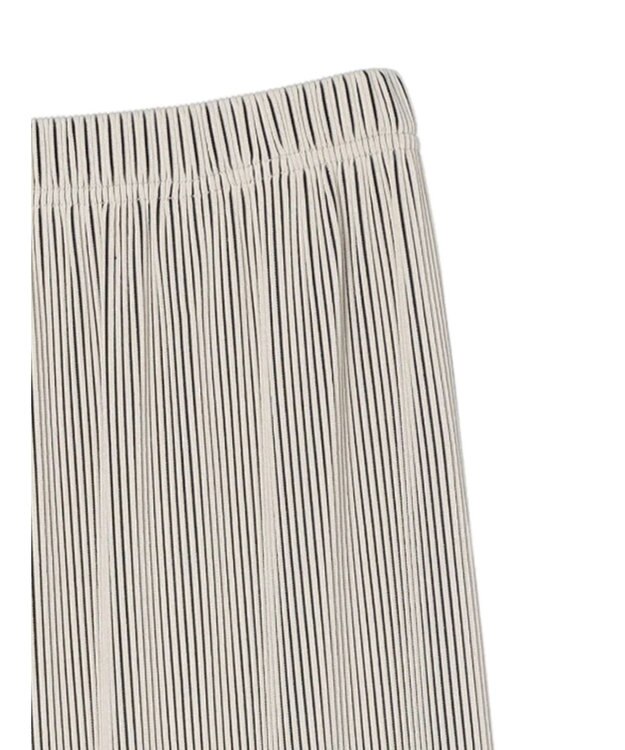 Green Parks プリーツ風カットパンツ Ivory