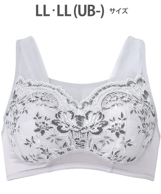 WACOAL 【ナイトアップブラ】 ノンワイヤーブラ 睡眠中のバストの不快感をやわらげる 寝汗の不快さを防ぐ ナイトブラ 夜用ブラ レディース BRA167 /ワコール グレー