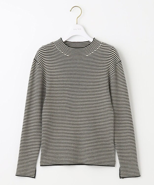 ANY SIS 【2SET】ジャンパースカートツイン セット ブラック×ボーダー