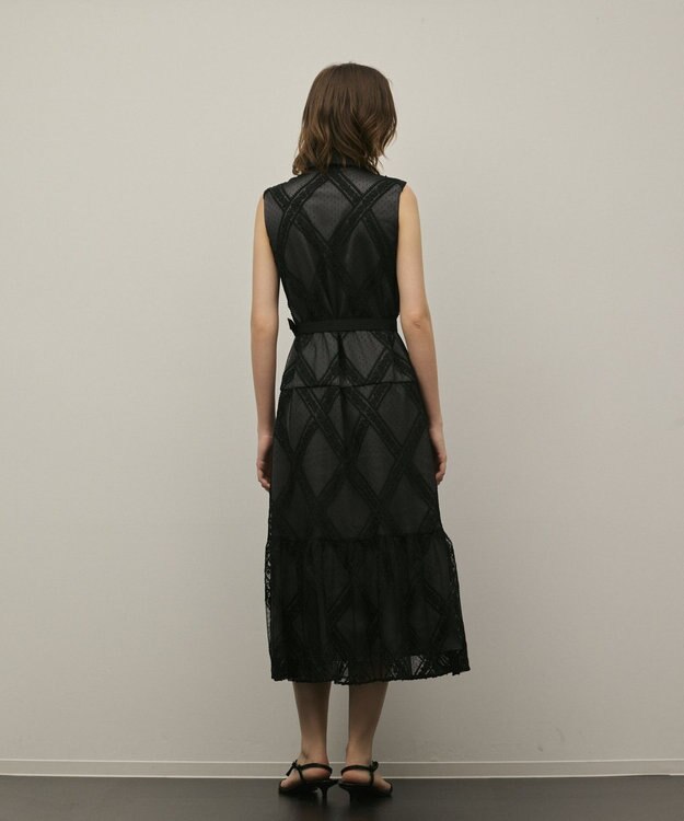 GRACE CONTINENTAL チュールレースワンピース ブラック