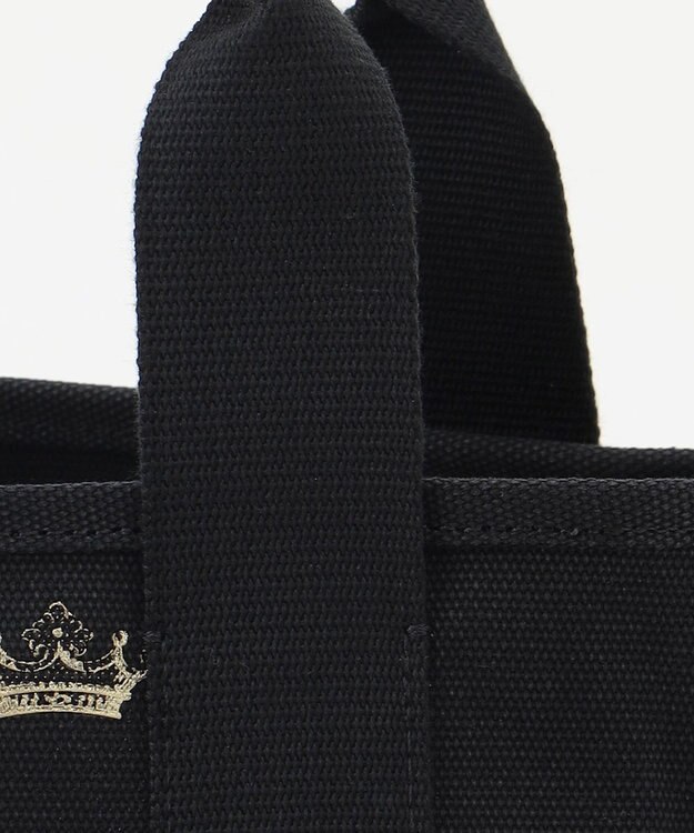 TOCCA CROWN DOTS CANVASTOTE トートバッグ ブラック系