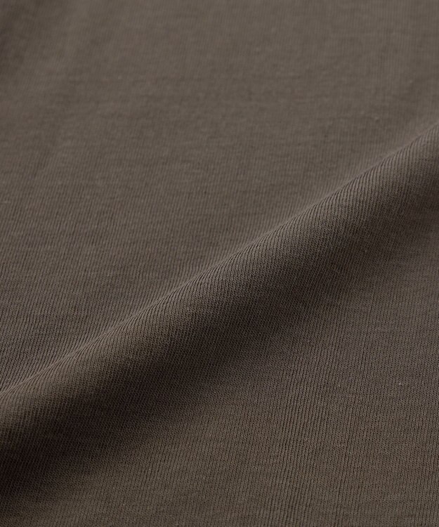 uncrave シアー クルーネックカットソー ブラウン