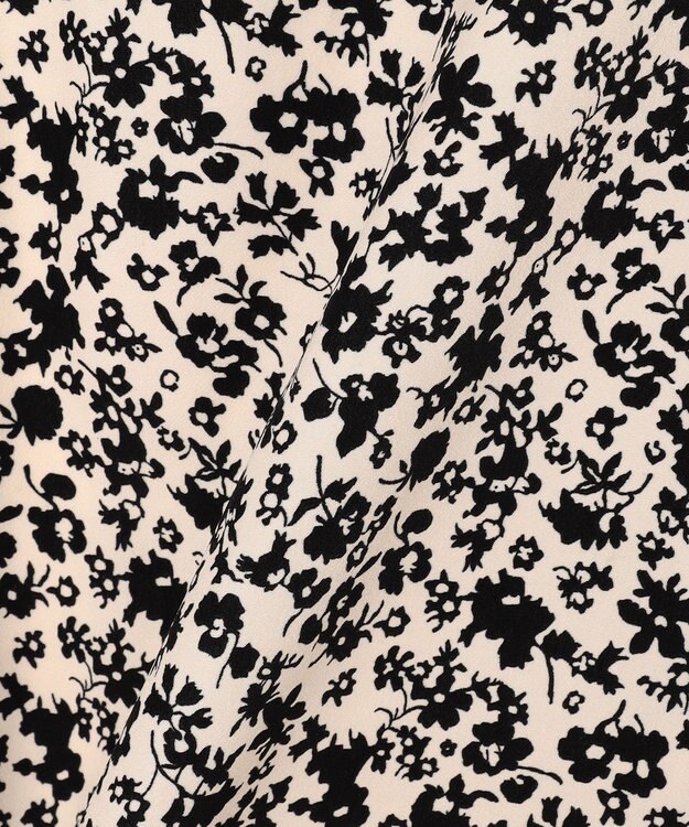 J.PRESS YORK STREET 【WOMEN】フラワープリント フレアスカート ホワイト系5