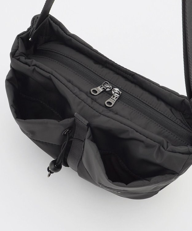 Y'SACCS ドローストリング コンビカラーショルダー mini ダークグレー