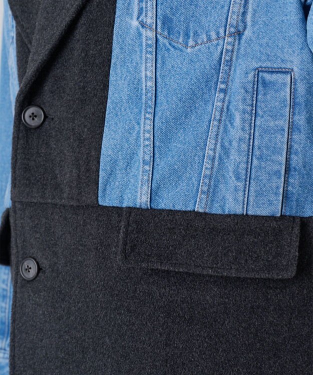 Ripo trenta anni 2FABRIC CHESTER CT ファブリックチェスターコート CHRCOAL