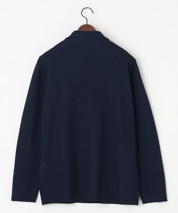 JOSEPH ABBOUD 【軽い/洗える】クールスキンニット カーディガン ネイビー系