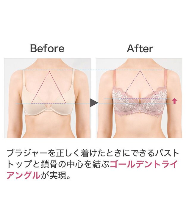 BRADELIS New York 【BRADELIS New York】ジャスミンステップ１ブラ23S1 しっかりバストを集めてナチュラルなシルエットを作る補整ブラ ブルー