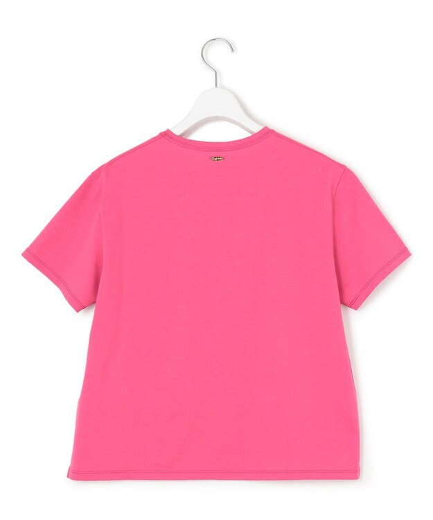 23区 S 【洗える】ハイエンド クルーネック Tシャツ マゼンタ系