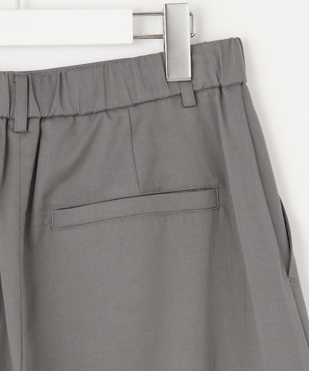 自由区 L 【洗える】テンセルツィルカーゴ パンツ グレー