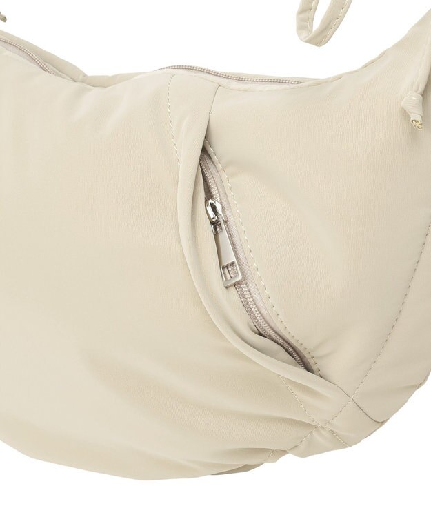 earth music&ecology ドロストリボンショルダーバッグ Beige