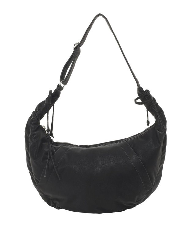 earth music&ecology ドロストリボンショルダーバッグ Black