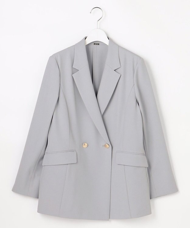 ANY SIS L スマートビューティストレッチテーラード ジャケット グレー
