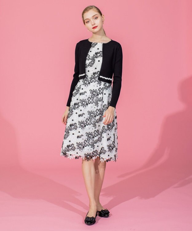 TOCCA 【洗える！】ETERNAL KNIT カーディガン ブラック系