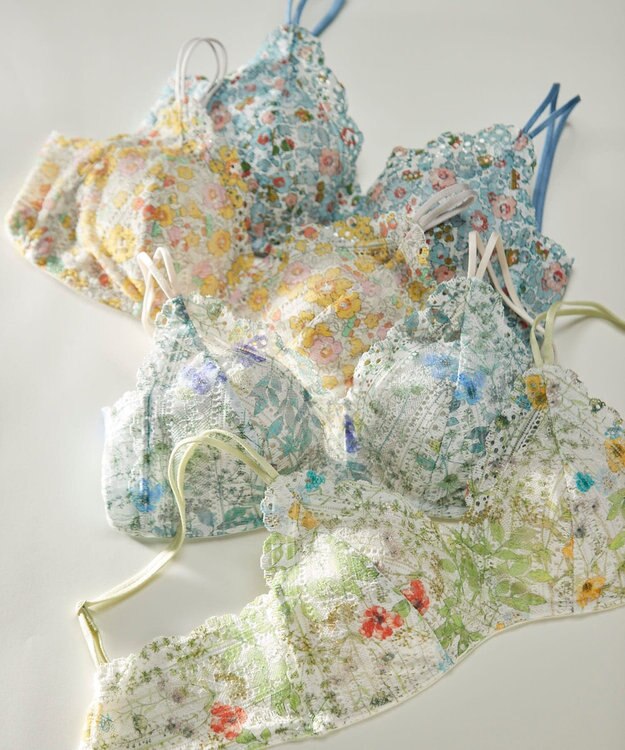 une nana cool MADE WITH LIBERTY FABRIC 特別な日以外の364日つけたくなるブラ 364ブラ レース CR